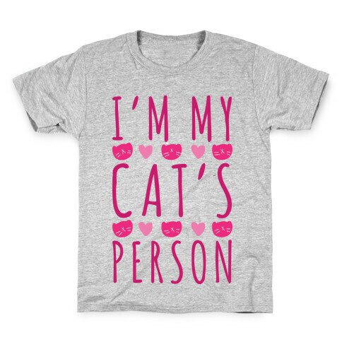 I'm My Cat's Person Kids T-Shirt