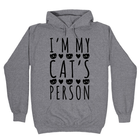 I'm My Cat's Person Hooded Sweatshirt