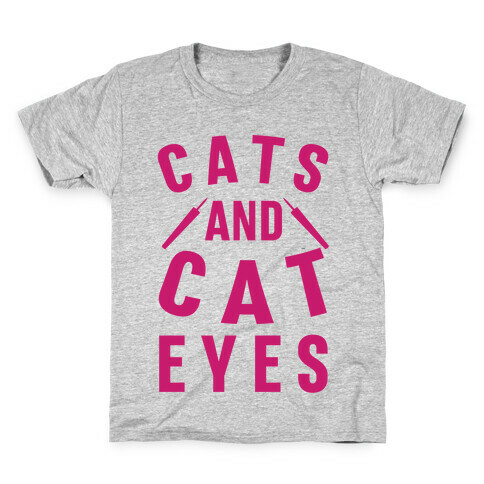 Cats and Cat Eyes Kids T-Shirt