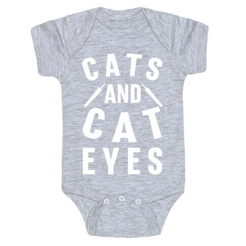 Cats and Cat Eyes Baby One-Piece