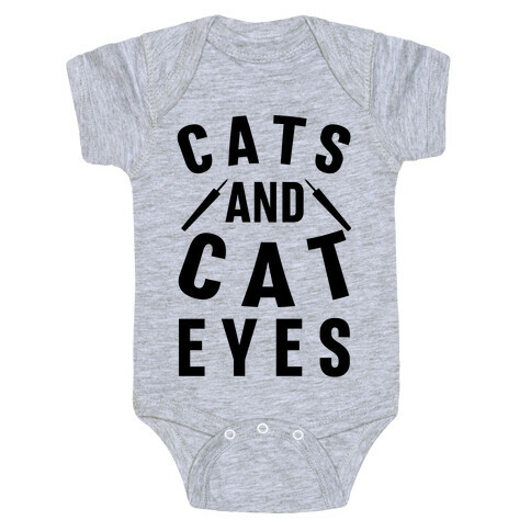 Cats and Cat Eyes Baby One-Piece
