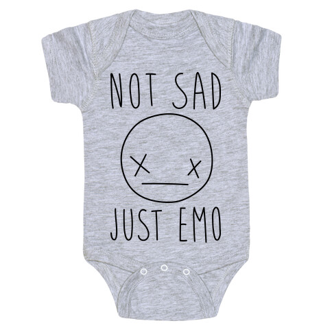 Not Sad Just Emo Baby One-Piece