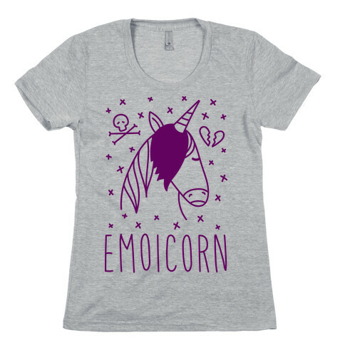 Emoicorn Womens T-Shirt