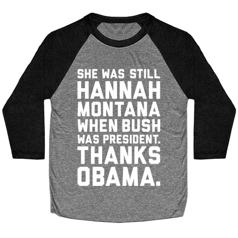 Thanks Obama Baseball Tee