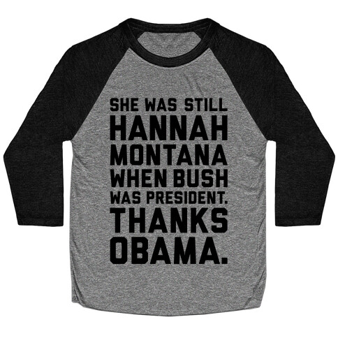 Thanks Obama Baseball Tee