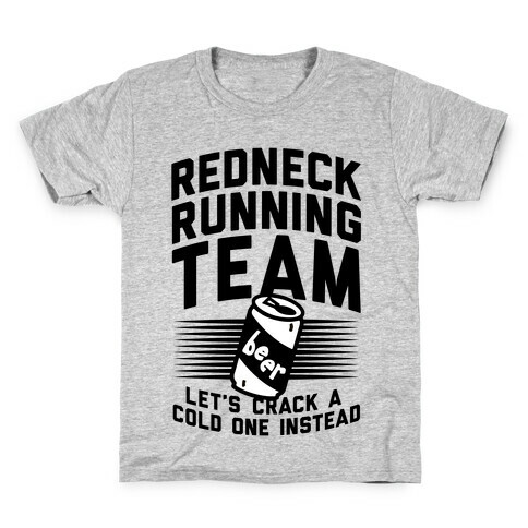 Redneck Running Team Kids T-Shirt