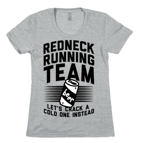 Redneck Running Team Womens T-Shirt