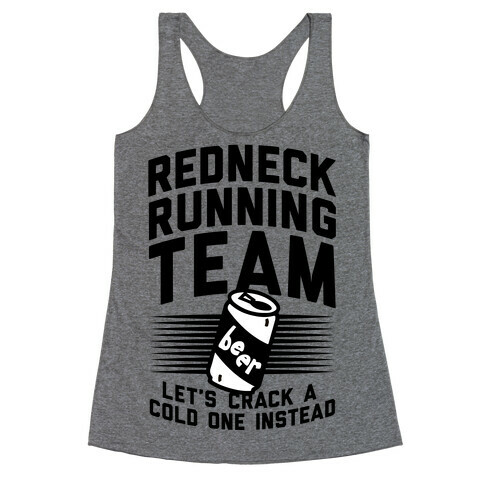Redneck Running Team Racerback Tank Top
