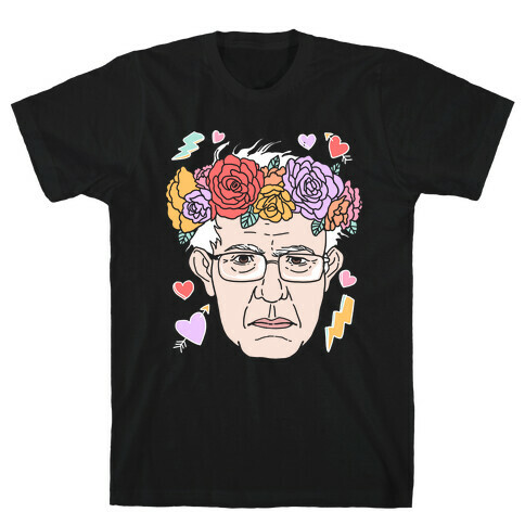 Bernie With Flower Crown T-Shirt