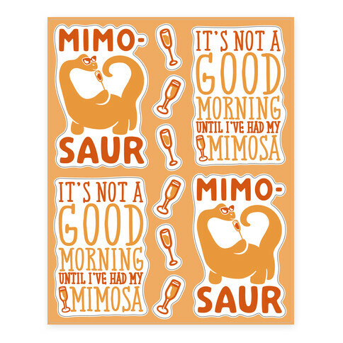 Mimosa Lovers  Stickers and Decal Sheet
