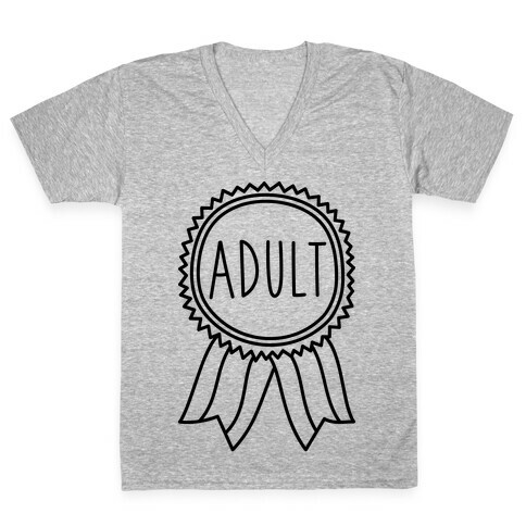 Adult Award V-Neck Tee Shirt