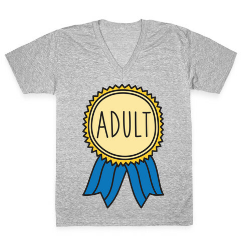 Adult Award V-Neck Tee Shirt