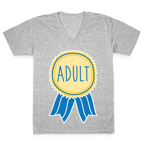 Adult Award V-Neck Tee Shirt