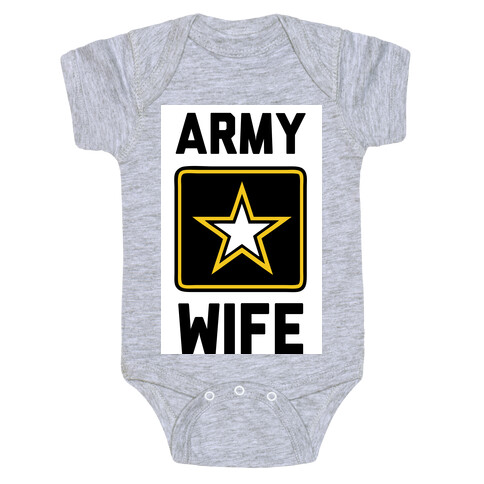 Army Wife Baby One-Piece