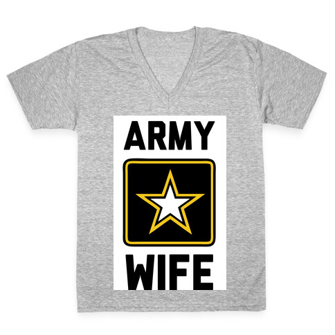 Army Wife V-Neck Tee Shirt