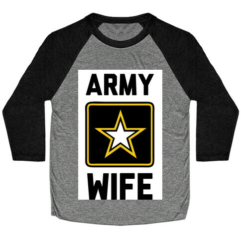 Army Wife Baseball Tee
