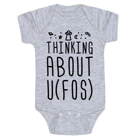 Thinking About UFOs Baby One-Piece