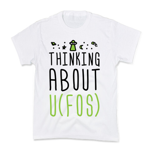 Thinking About UFOs Kids T-Shirt