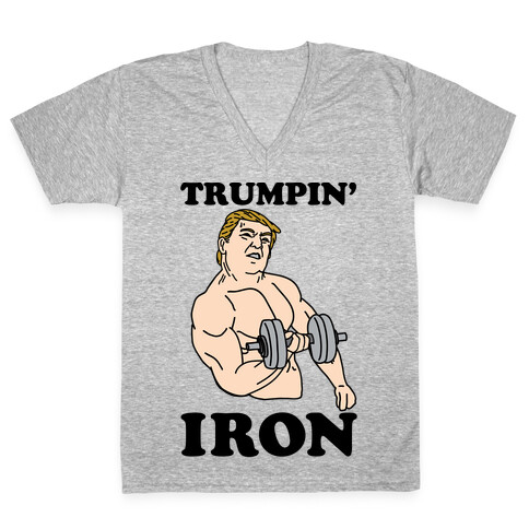 Trumpin' Iron V-Neck Tee Shirt