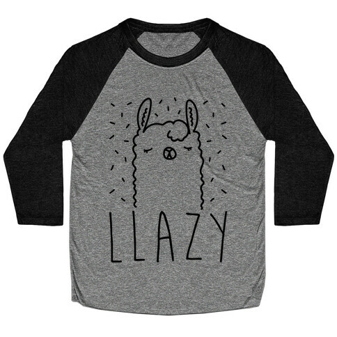 Llazy Llama Baseball Tee