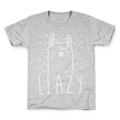 Llazy Llama Kids T-Shirt