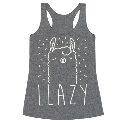 Llazy Llama Racerback Tank Top