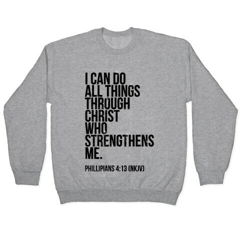 I Can Do All Things Through Christ (vintage) Pullover