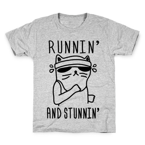 Runnin' And Stunnin' Cat Kids T-Shirt