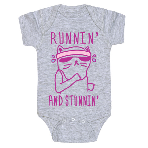 Runnin' And Stunnin' Cat Baby One-Piece