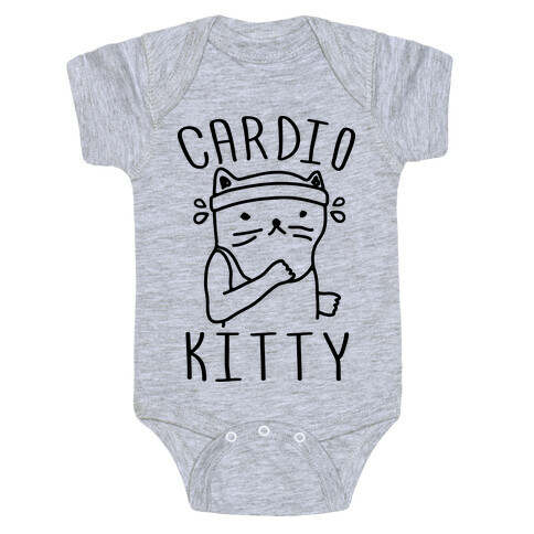 Cardio Kitty Baby One-Piece