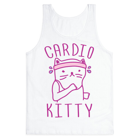 Cardio Kitty Tank Top