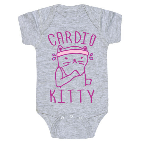 Cardio Kitty Baby One-Piece