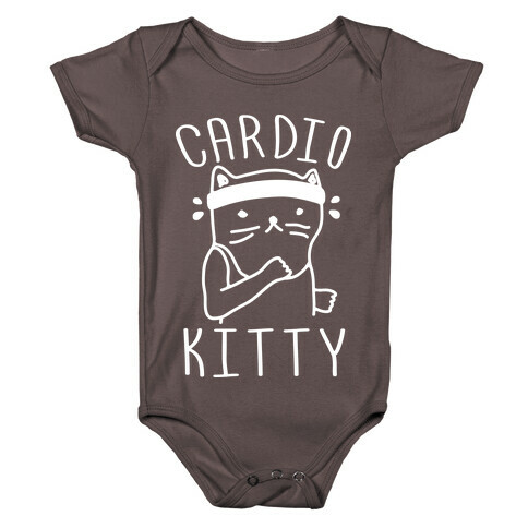 Cardio Kitty Baby One-Piece