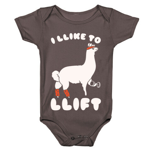 I Like To Lift LLama Baby One-Piece