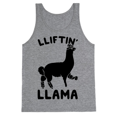 Lifting Llama Tank Top