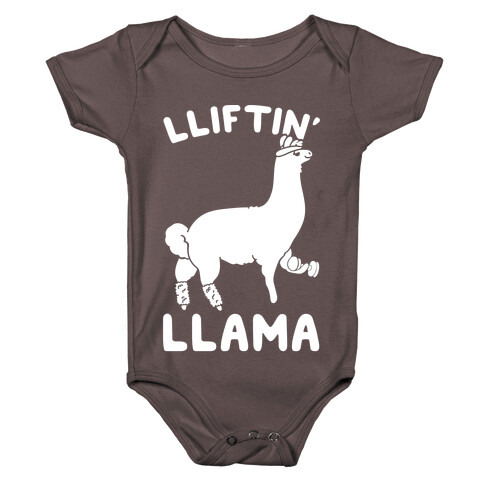 Lifting Llama Baby One-Piece