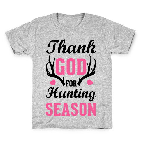 Thank God For Hunting Season Kids T-Shirt