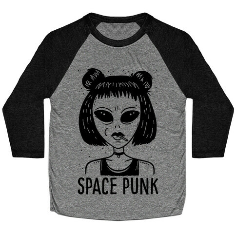 Space Punk Alien Baseball Tee