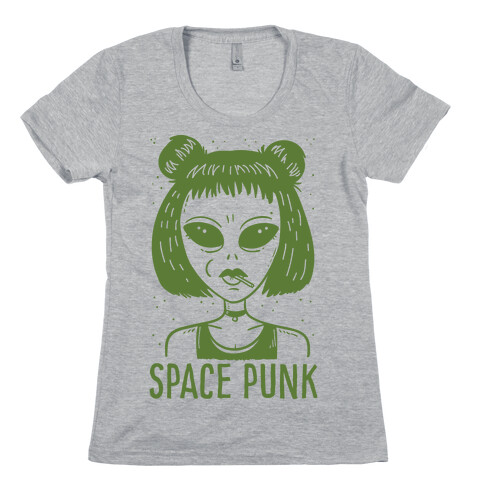 Space Punk Alien Womens T-Shirt