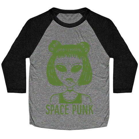 Space Punk Alien Baseball Tee