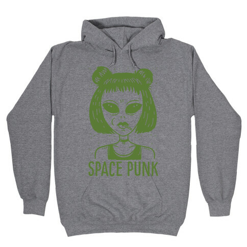 Space Punk Alien Hooded Sweatshirt