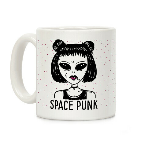 Space Punk Alien Coffee Mug