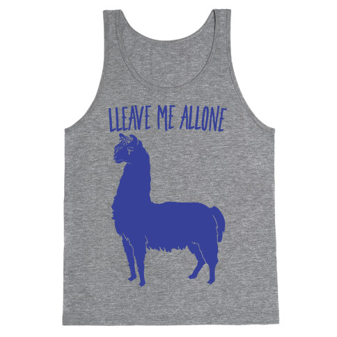 Leave Me Alone Llama Tank Top