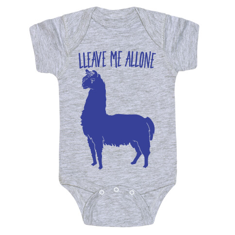 Leave Me Alone Llama Baby One-Piece
