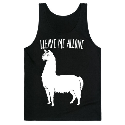 Leave Me Alone Llama Tank Top