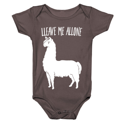 Leave Me Alone Llama Baby One-Piece