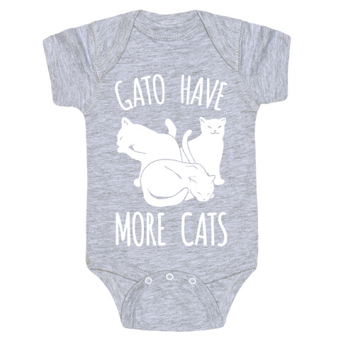 Gato Have More Cats Baby One-Piece