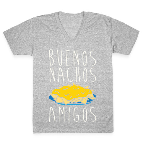 Buenos Nachos Amigos V-Neck Tee Shirt