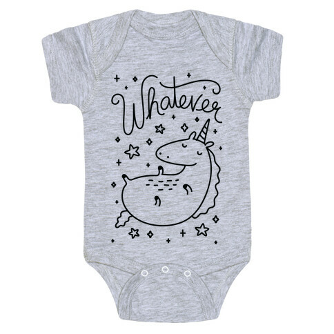 Whatever Unicorn Baby One-Piece