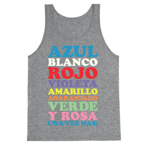 Spanish Color Song Tank Top